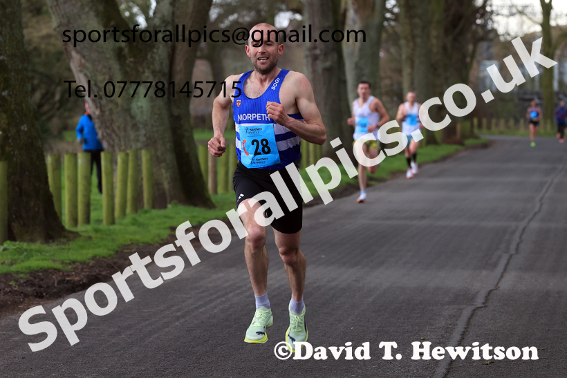 Senior Mens 12 Stage Road Relay, 2026 Northern Mens 12 and Womens 6 Stage Road Relays and Young Athletes 5k, Sheepmount Stadium, Carlisle. Photo: David T. Hewitson/Sports for All Pics
